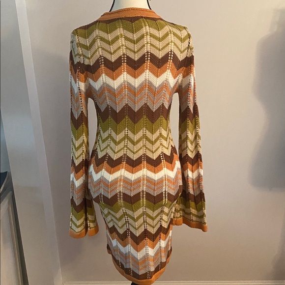Forever 21 chevron sweater dress size large - Picture 5 of 8
